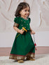 Girl's' Green Lehenga Choli